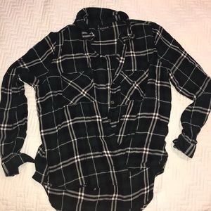 Flannel button down